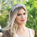 Alexandra Silver Crystal Regal Tiara - Ivory & Co